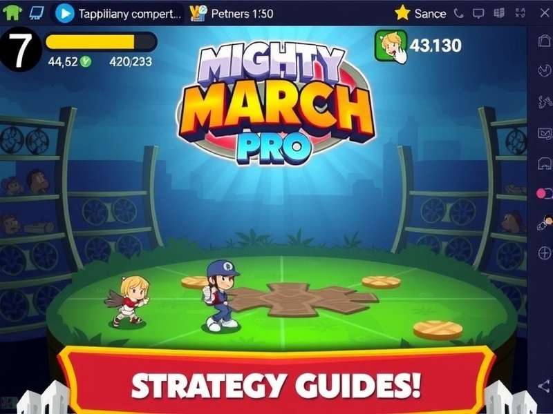 Mighty March Pro Game Screenshot