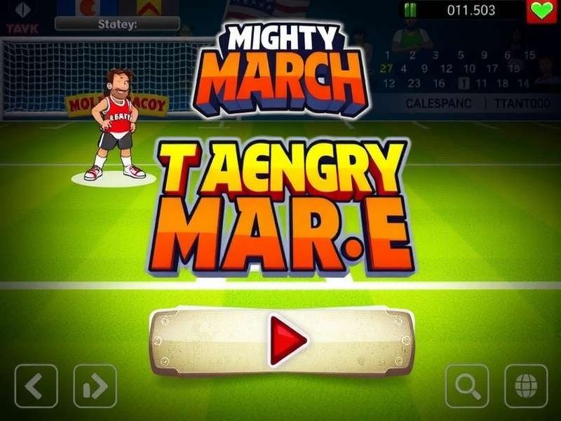 Mighty March Pro Gameplay Screenshot